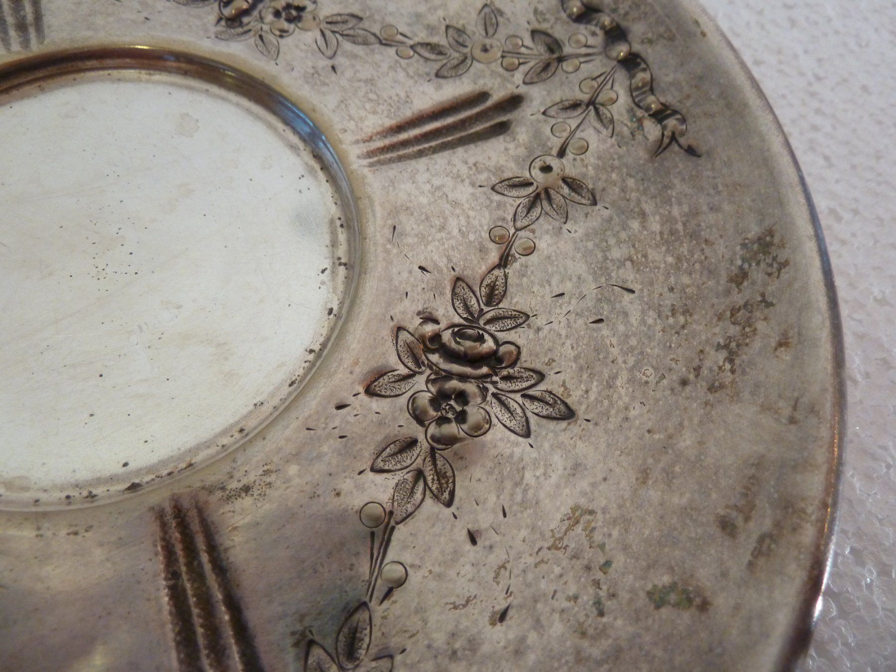 Tassen: Antike Tasse, versilbert – Gebraucht aus Bure von 1319 8
