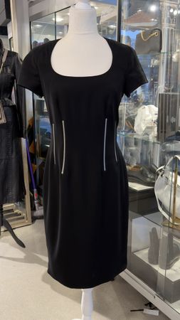 Mugler Kleid, Gr. 38, Schwarz, NP 2745.-