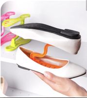 Schuhhalter Schuhorganizer weiss Platzsparend Set 2 Stück