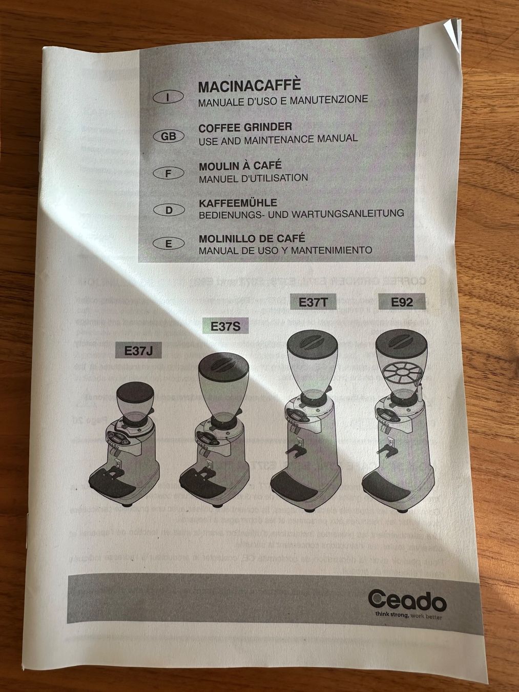 Elettrodomestici da cucina: Kaffemühle Ceado E37S – Usato da Zürich venduto da jea_z59y 5