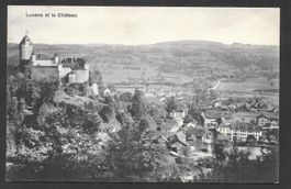 Lucens Teilansicht mit Schloss
