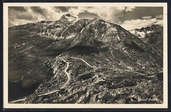 Cartes postales: Grimsel-Passhöhe, Panorama mit Strassen – D'occasion à Berlin par bartko-reher