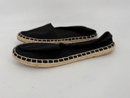 Schwarze Espadrilles Gr. 37, neuwertig von fire & glory