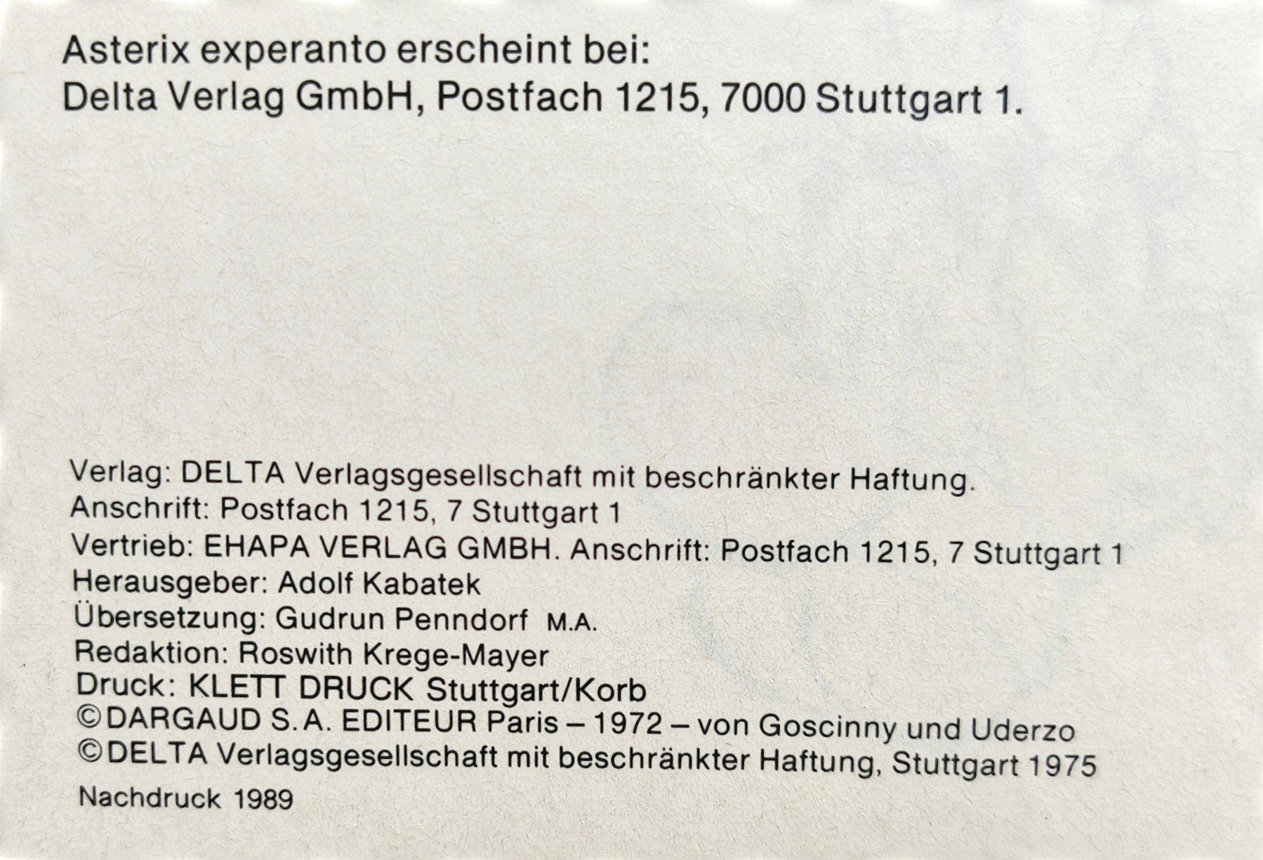 Comics: Asterix der Seher Band XIX – Gebraucht aus Langenthal von Sammlungs_aus 2
