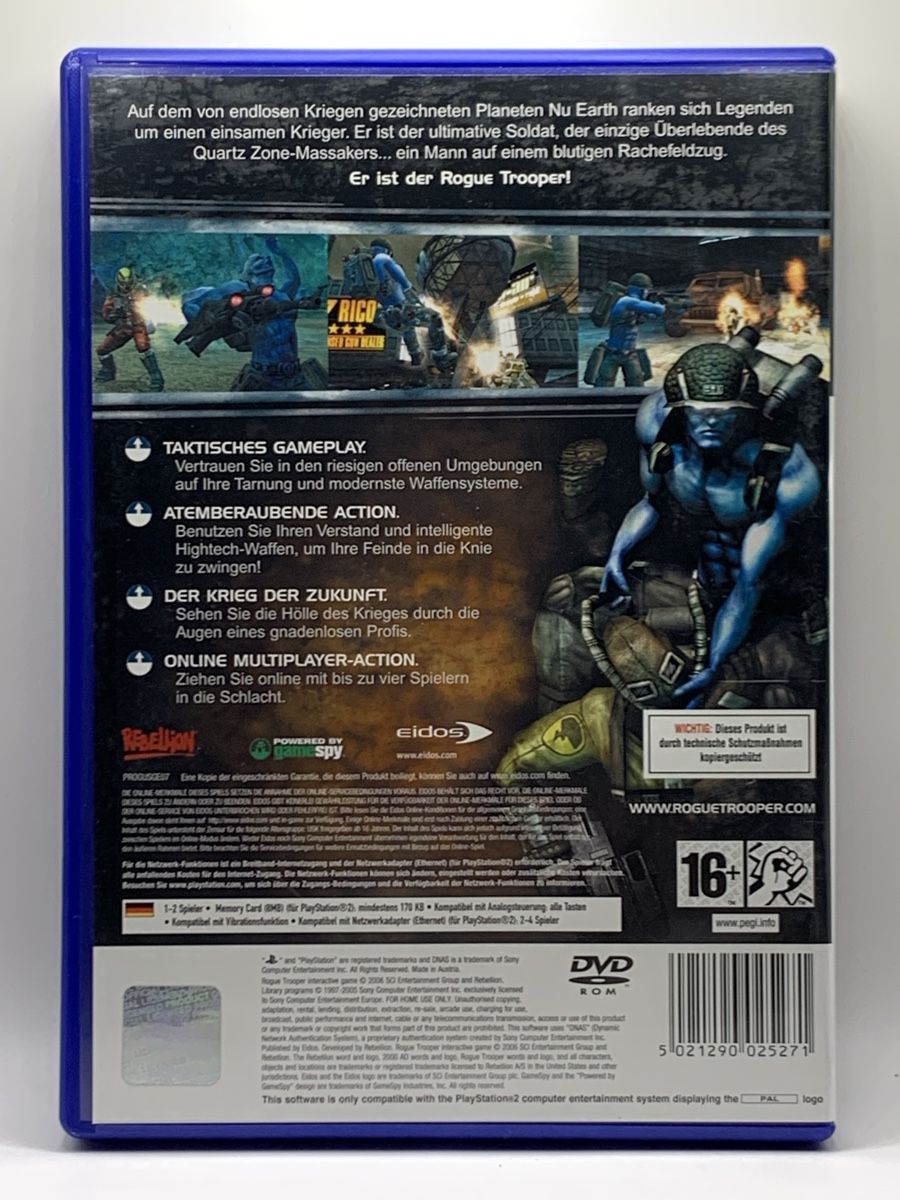 Sony Giochi: Rogue Trooper - PS2 - DE – Usato da Ostermundigen venduto da RG-Collector 1