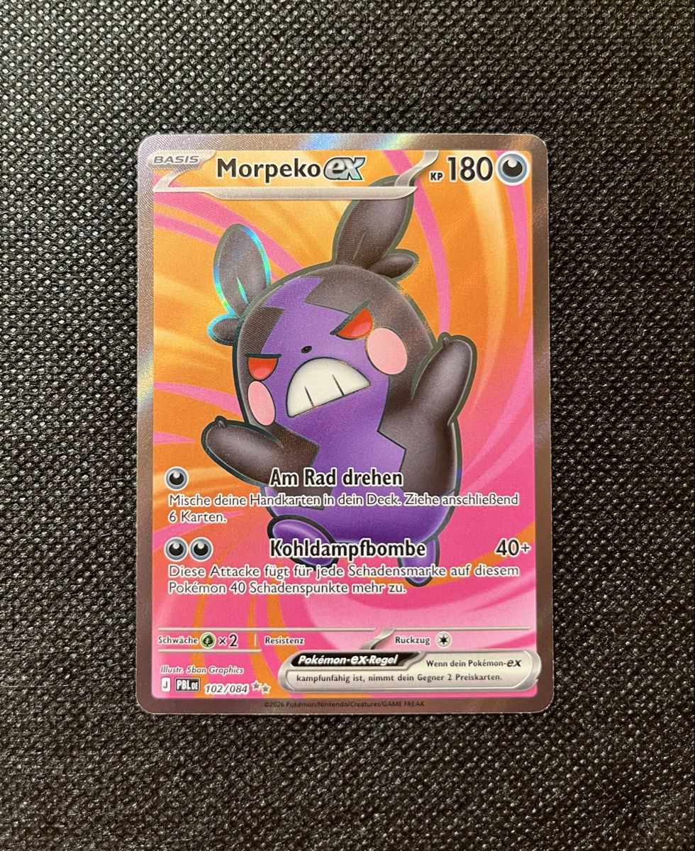 Pokémon Carte collezionabili: Morpeko ex 102/084 - boosterfrisch – Nuovo (secondo la descrizione) da Abtwil SG venduto da Doemiyoo