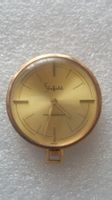 Goldfarbene Sheffield Handaufzug Taschenuhr, Swiss Made