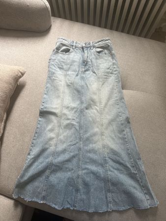 Jupe longue en jean Taille 34