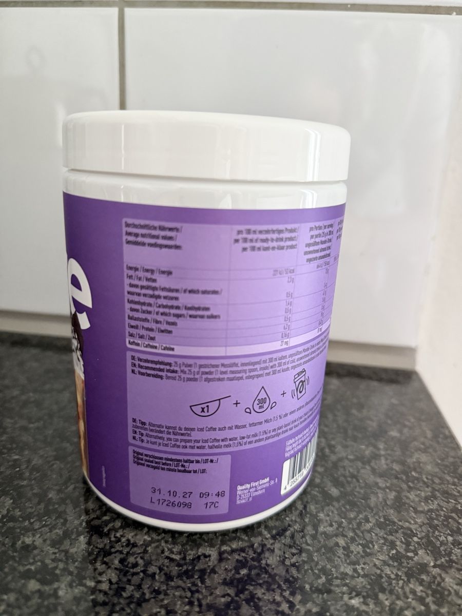 More Nutrition Lebensmittel & Spezialitäten: More Iced Coffee Dark Cookie Crumble – Gebraucht aus Schlieren von tub_9jm7 2