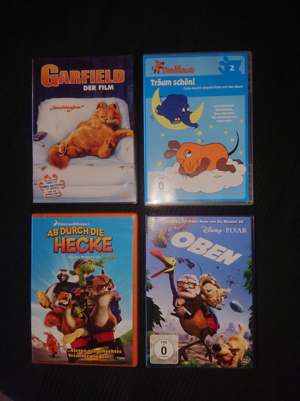 Alle DVDs: Kinder DVD 4 Stk – Gebraucht aus Büren an der Aare von creazioneshop