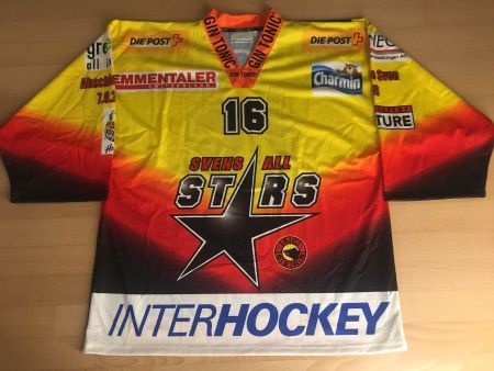 SC BERN # 16 SVEN LEUENBERGER ALL STARS TRIKOT YVETTE SCB XL