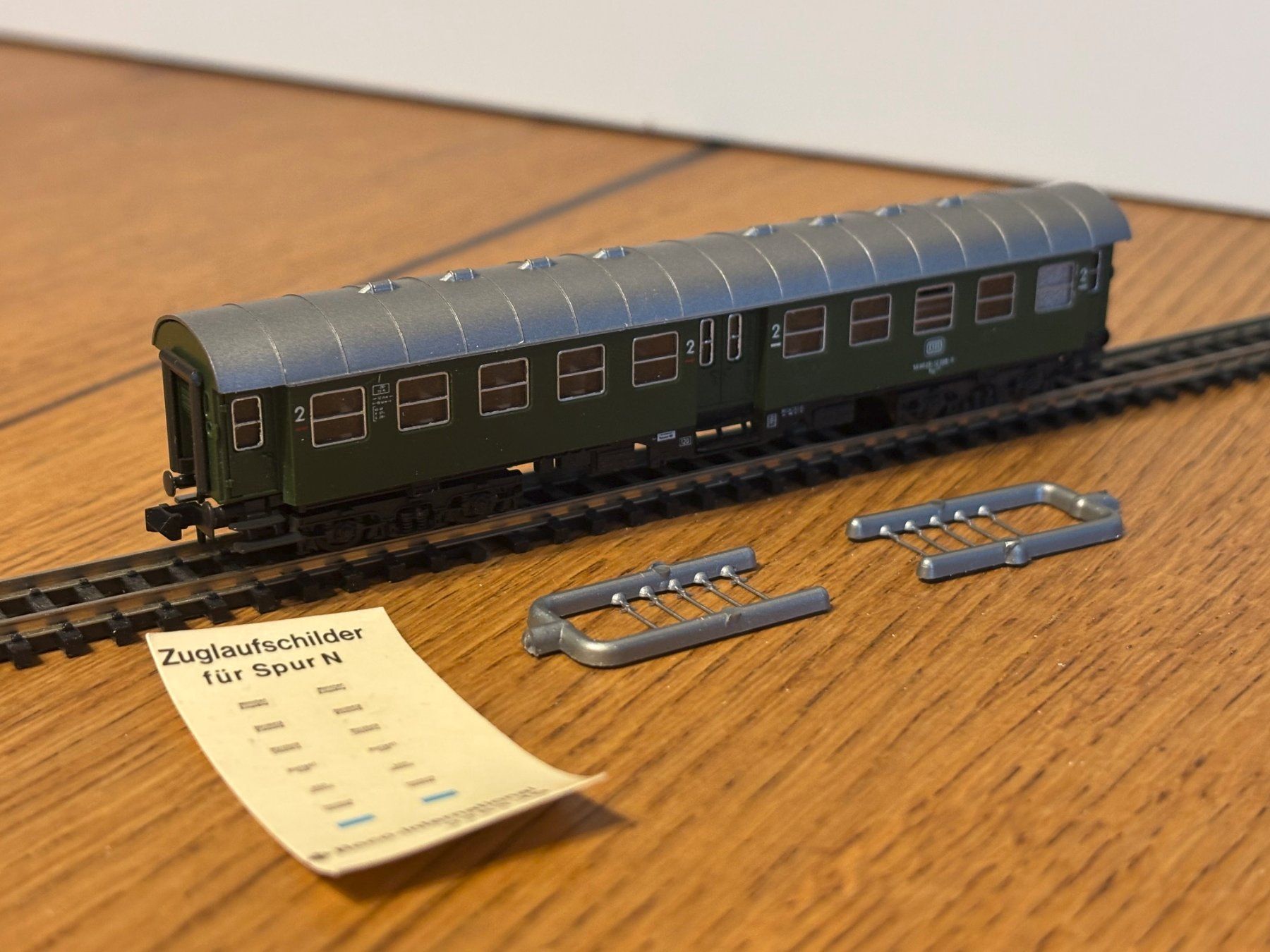 Modelleisenbahnen: e1774: Oldtimer Personenzug (Spur N) – Gebraucht aus Birsfelden von Birs_25 2
