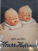 Knorr Hafermehl Schild