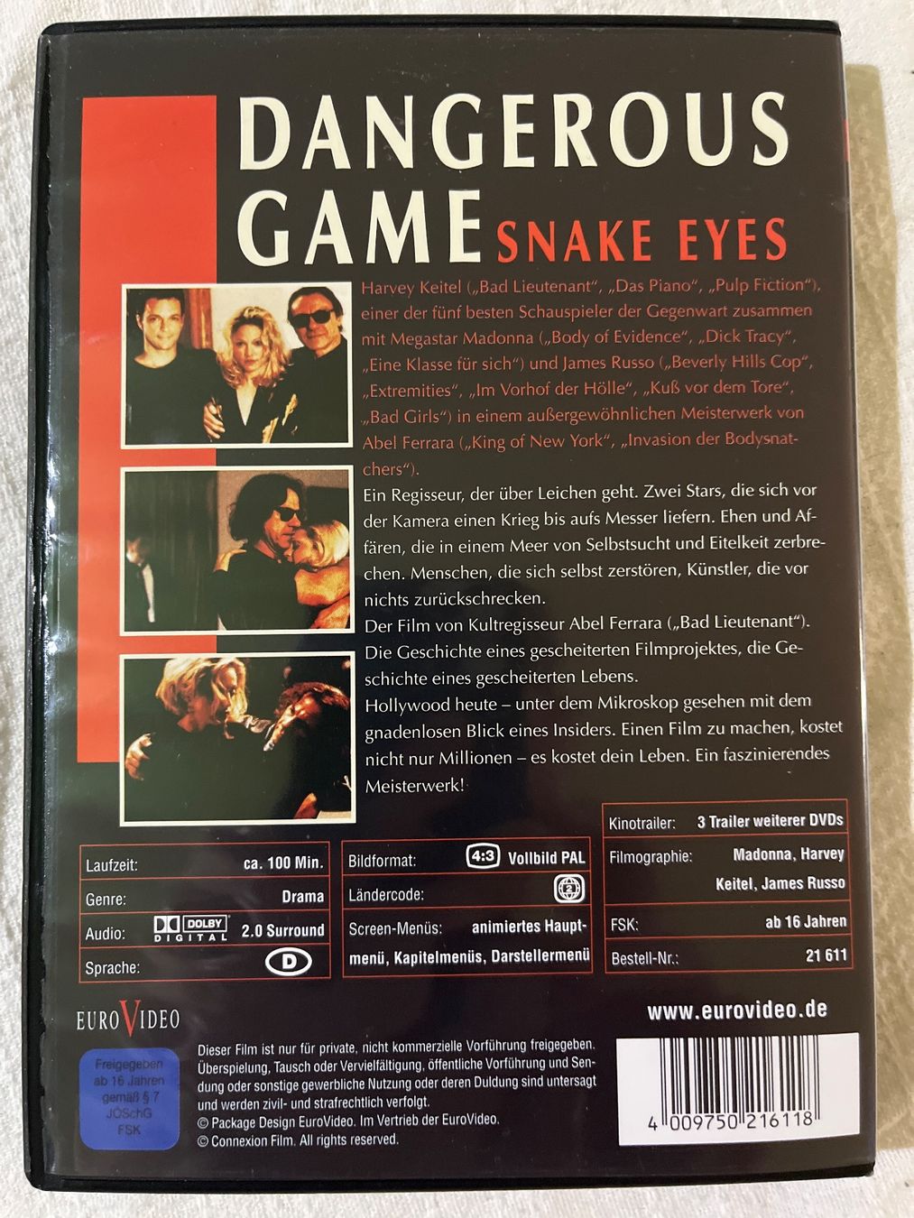 Tous les DVDs: Snake Eyes – D'occasion à Basel par patku79 1