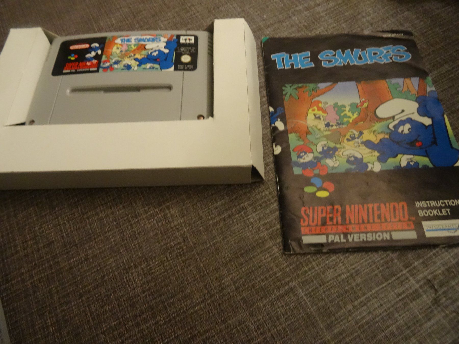 Nintendo Giochi: The Smurfs Schlümpfe SNES OVP – Usato da Olten venduto da Disc-Ausverkauf 8