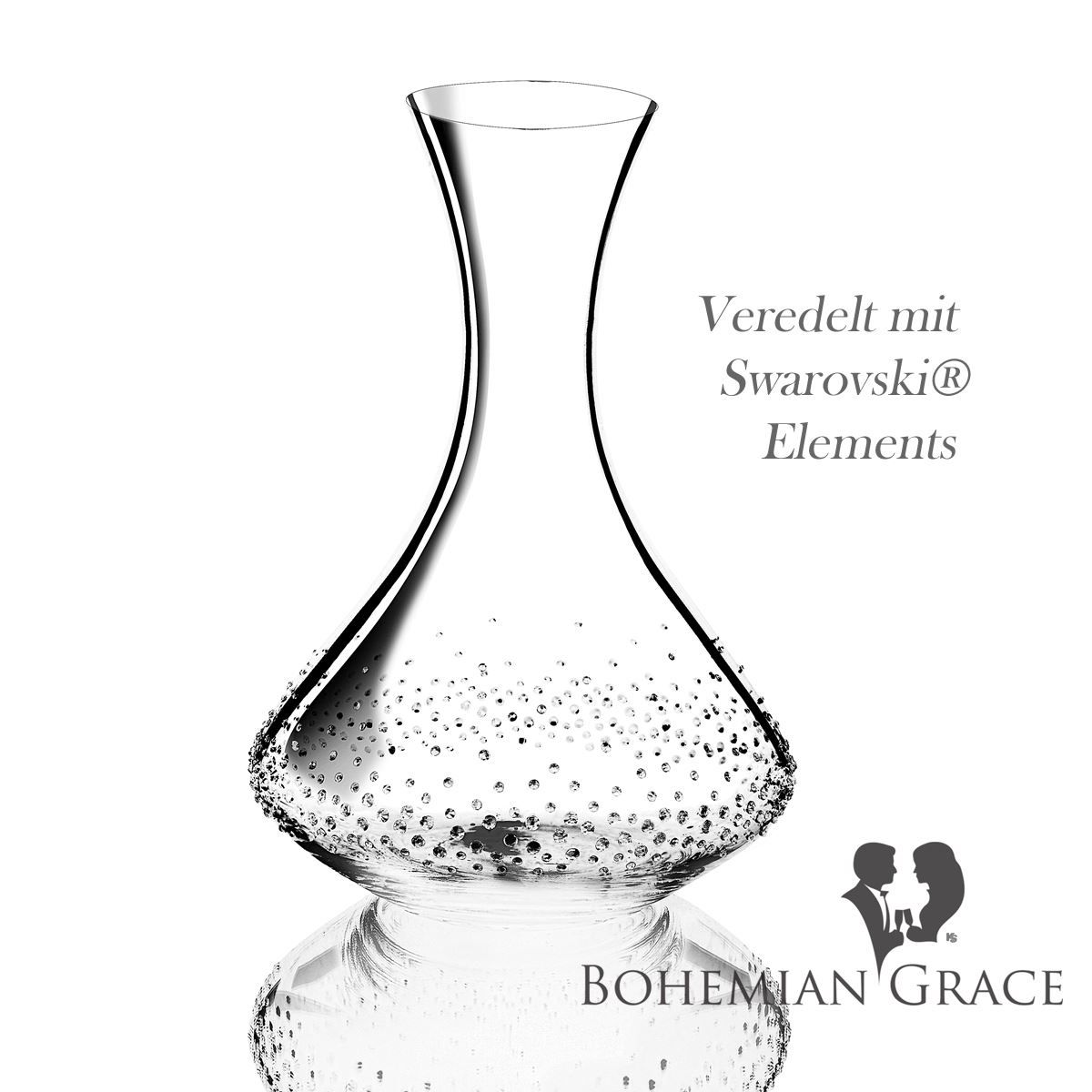 Caraffe: Weinkaraffe 1500 ml von Bohemian Grace – Nuovo e nell'imballaggio originale da Wettingen venduto da kochshop