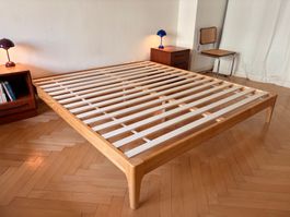 Bett mit Lattenrost von La Redoute, Massives Eschenholz