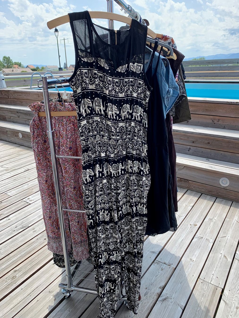 Jumpsuits: Combinaison d’été éléphants T38 neuve – Neu (gemäss Beschreibung) aus Perroy von barballalla