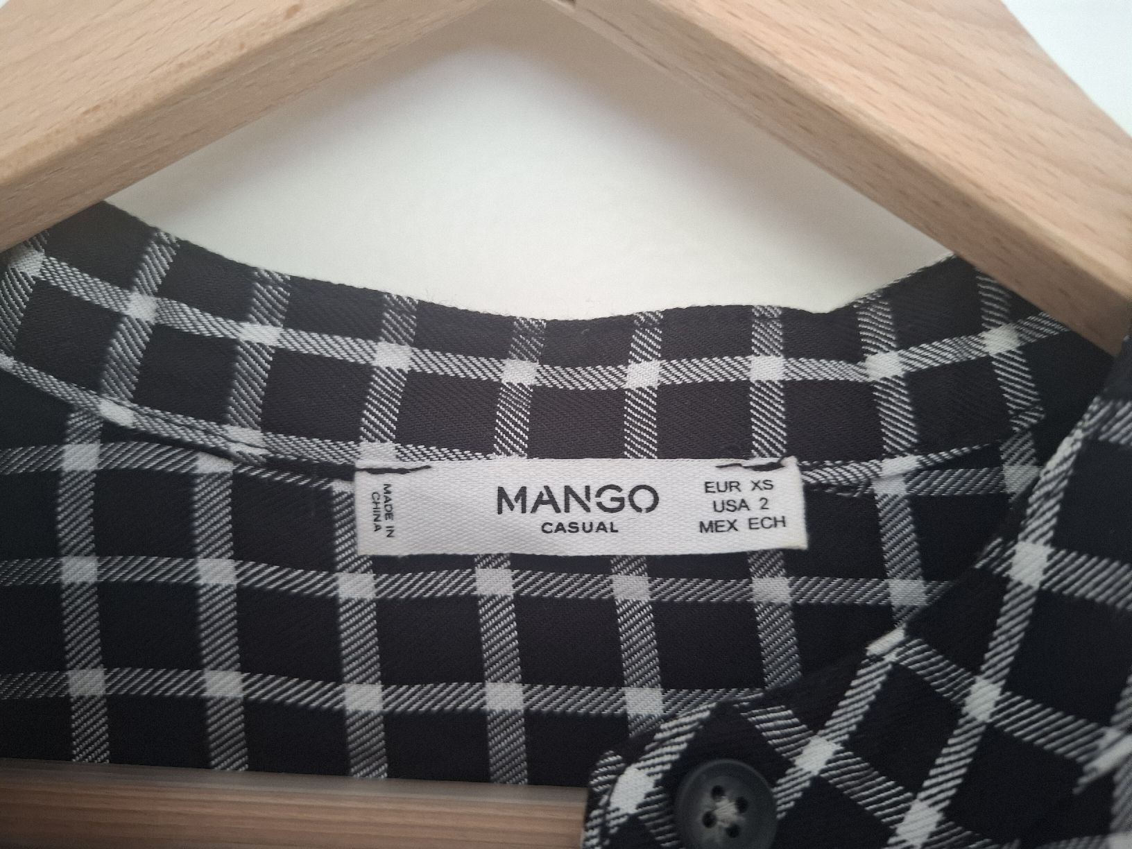 Mango Vestiti: Mango Kleid, schwarz/weiss kariert – Nuovo (secondo la descrizione) da Bern venduto da isa_tp9s 1