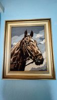 Bild Pferd Gobelin Handarbeit