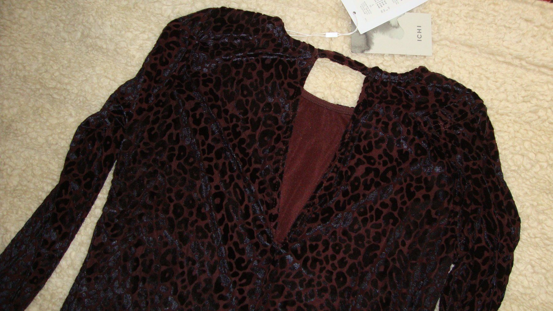 Vestiti: Stretch- Kleid im Panterlook von ICHI – Usato da Laufen venduto da ereli 3
