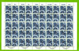 1967 Europa ganzer Bogen 1. Tag nicht  gefaltet 25.--