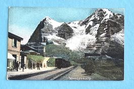Wengernalp - Bahnhof - Zahnradbahn - Eiger und Mönch