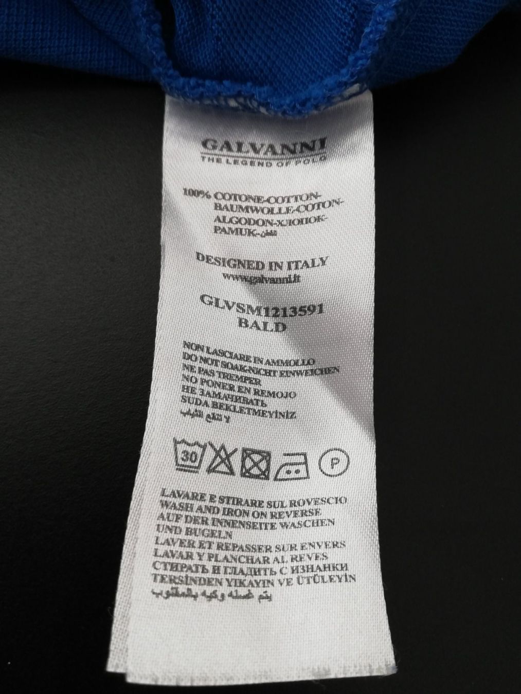 Polo-Shirts: Polo Galvani bleuvif L – Gebraucht aus Genève von ant_5hwp 6