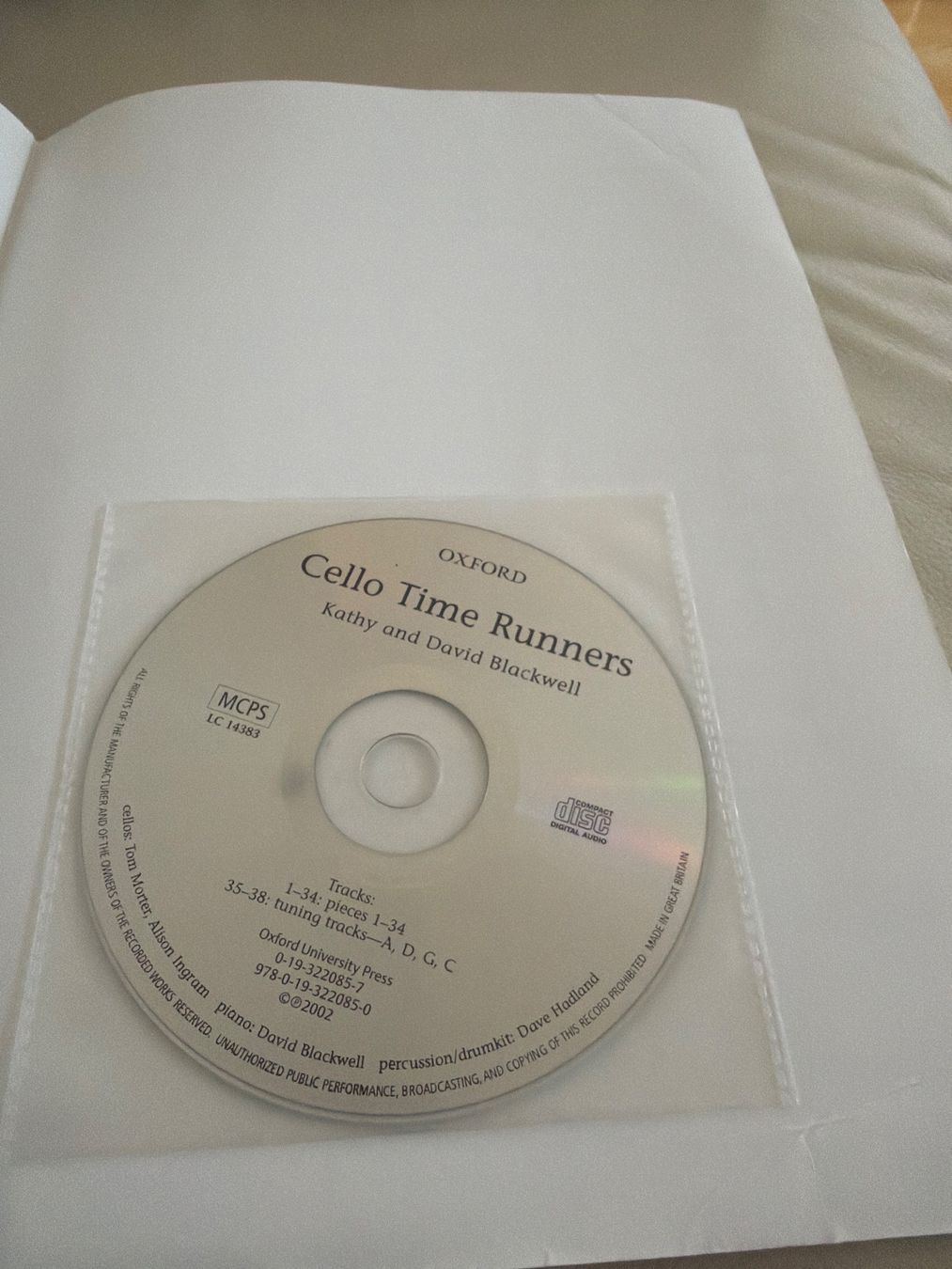 Libri: Notenbuch Cello Time Runners Blackwell mit CD – Usato da Teufen AR venduto da Maleaa 2
