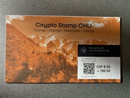Liechtenstein Krypto "Chli" orange ID4, ungeöffnet