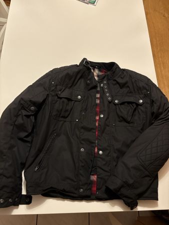 Spirit Motors Retro-Style Textiljacke schwarz Grösse XL
