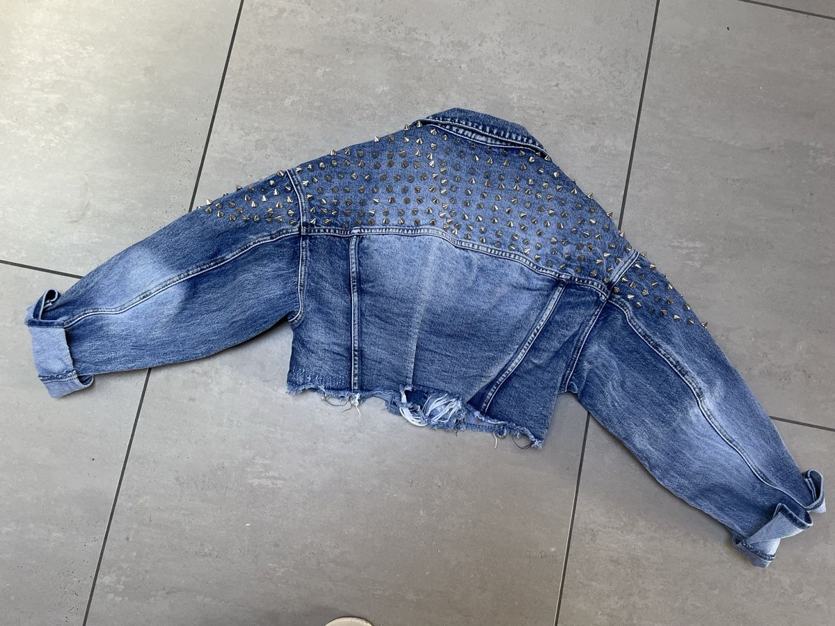 Giacche: Jeansjacke mit Nieten – Nuovo (secondo la descrizione) da Sigriswil venduto da ck56 5