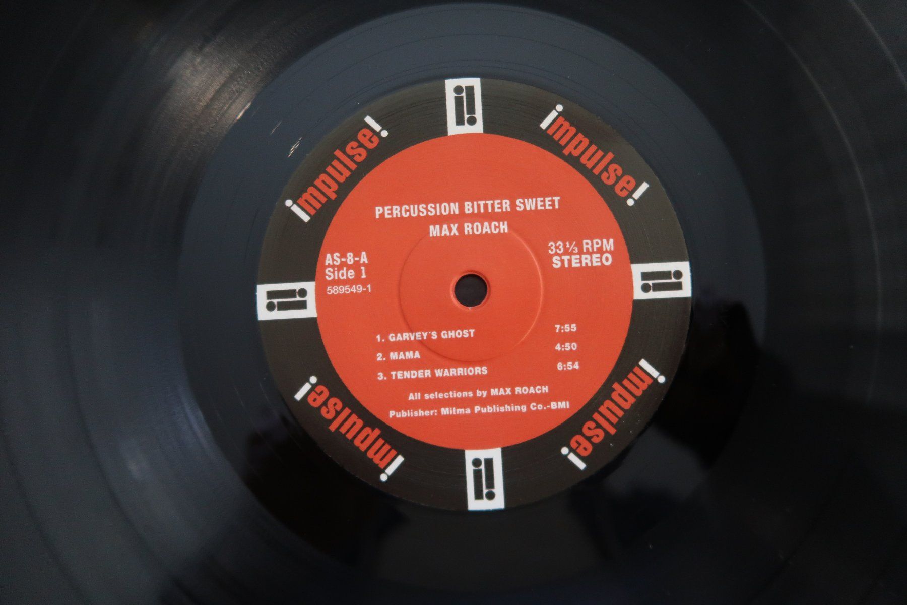 Dischi in vinile: MAX ROACH - PERCUSSION BITTER SWEET - VINYL LP – Usato da Basel venduto da Patiscat 3