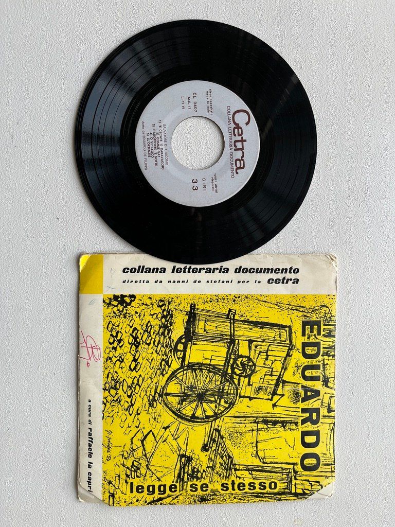 Dischi in vinile: Eduardo de Filippo (single) – Usato da Zürich venduto da schweinsbraten