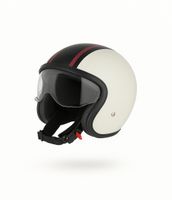 Neu: Jethelm mit klarem Visier - Gr. M