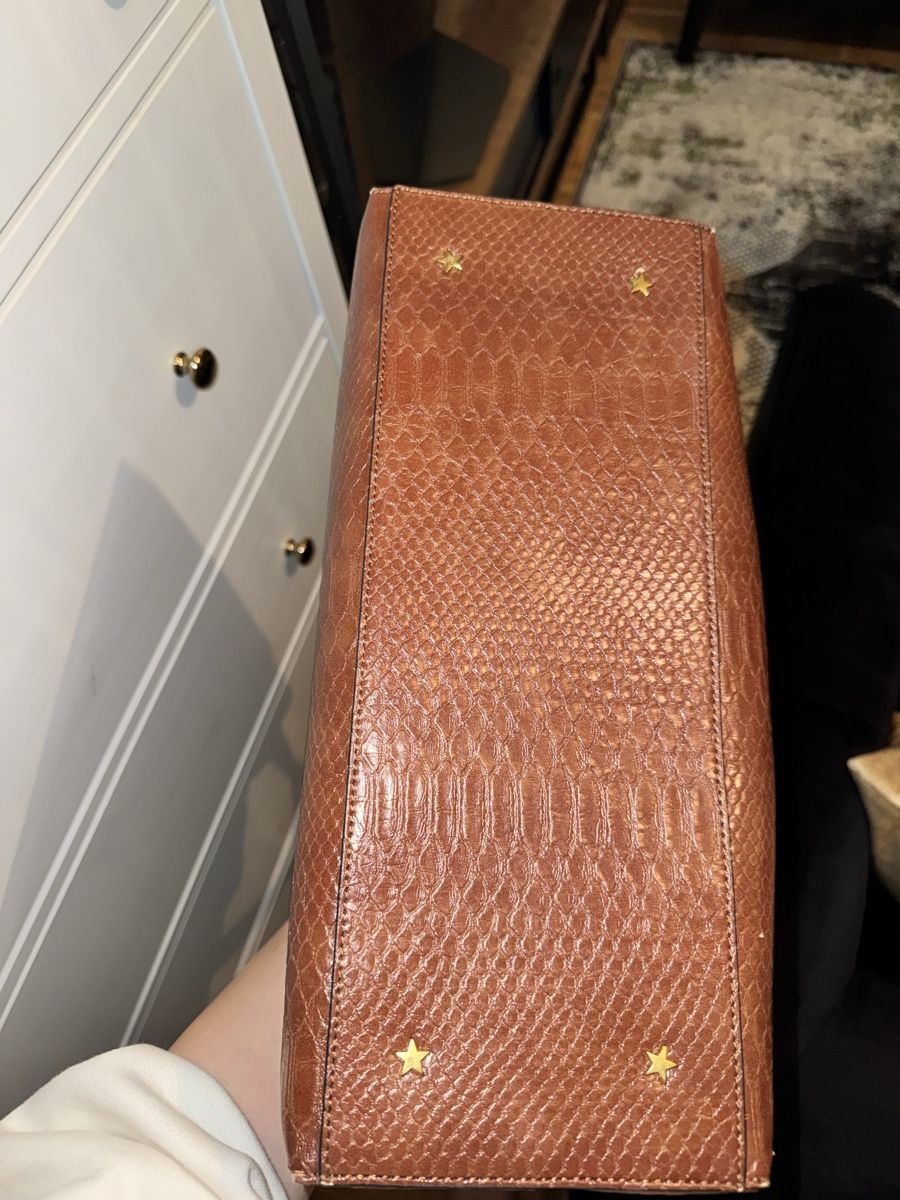 Borse da donna: Braune Handtasche in Kroko-Optik – Usato da Schlieren venduto da itsquality 2