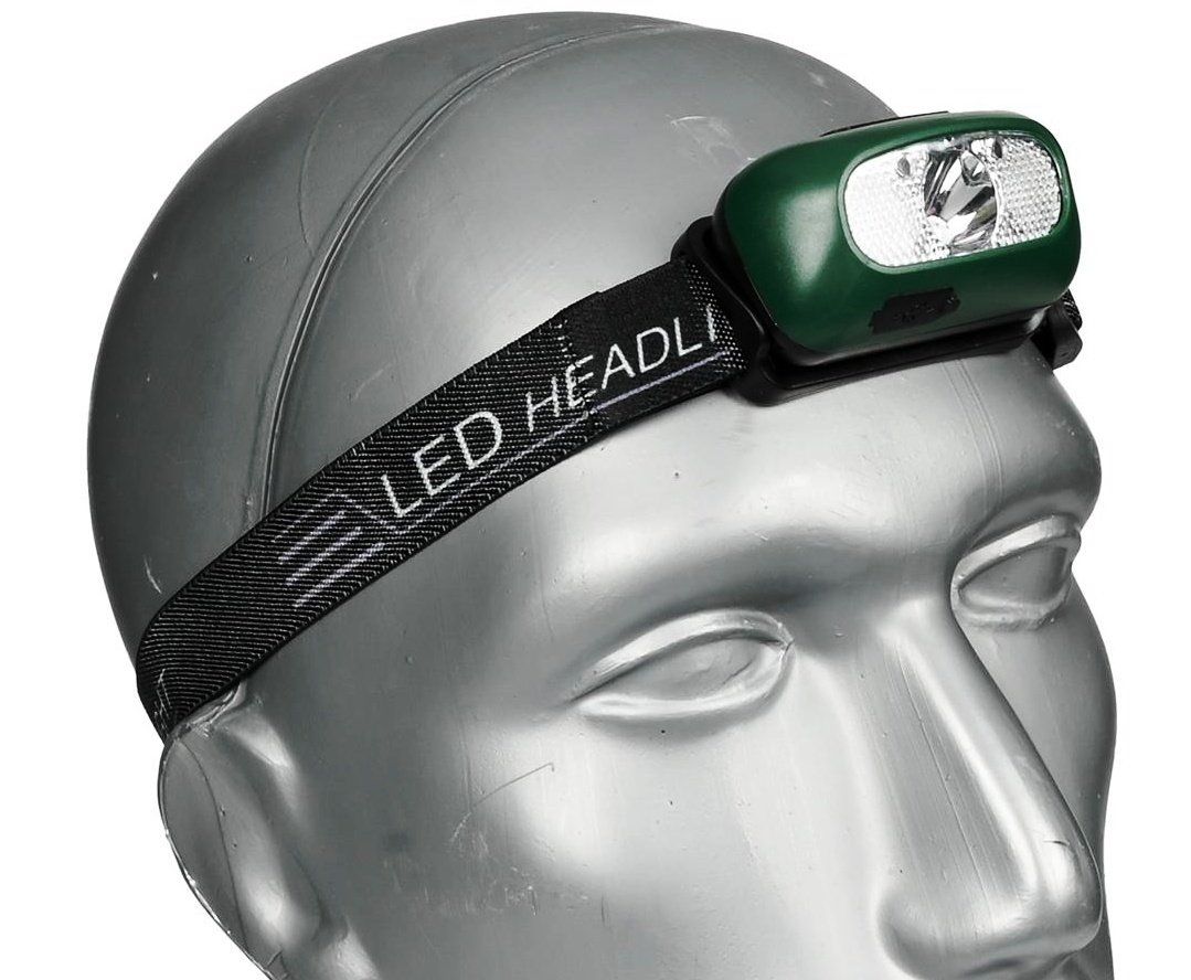 Lampade: Stirnlampe Head Light mit AKKU-USB +Bewegungssensor Höfftech – Nuovo e nell'imballaggio originale da St. Gallen venduto da schnaeppchen-preise