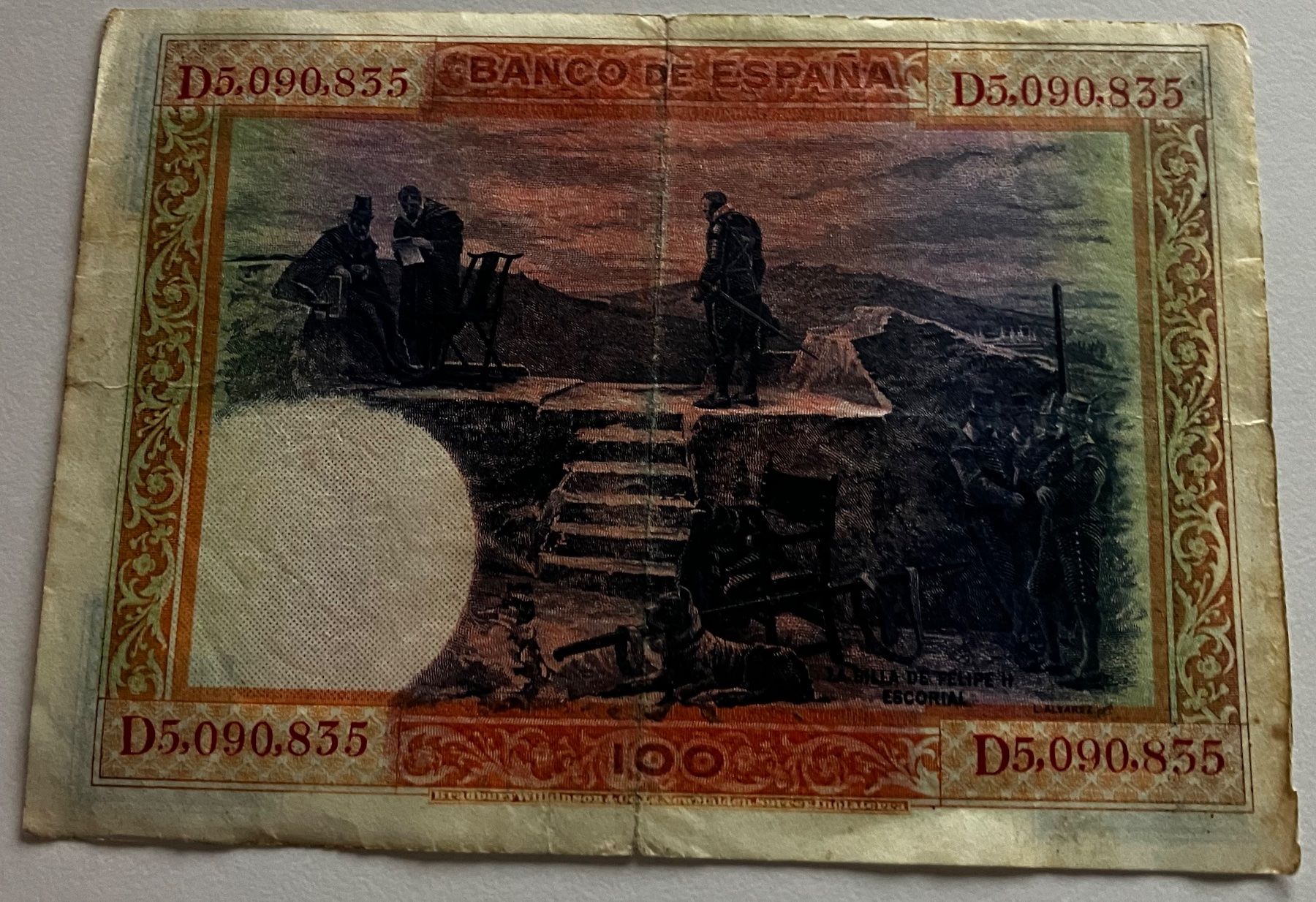 Banconote: Spanien 100 Pesetas 1925 – Usato da Algetshausen venduto da Carrhard 1
