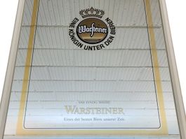 Warsteiner Bier Reklame Spiegel Vintage 43x53cm Werbespiegel