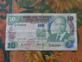 KENYA  10  Kumi  Billet