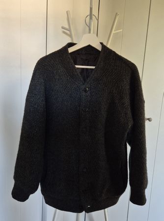 Wolle Bomberjacke Oversize 100% Wolle Größe M/L Hochwertig