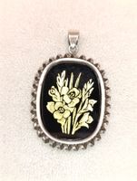 Art Deko 800er Silber Anhänger um 1930j Top
