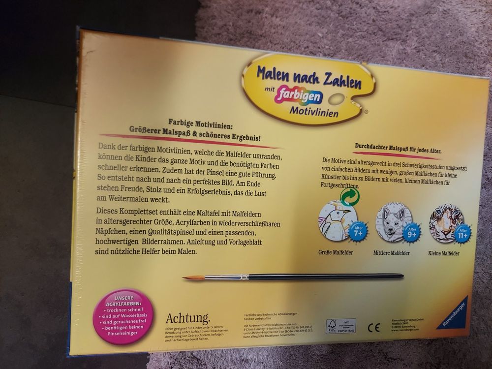 Hund & Katze Malen Nach Zahlen Für Kinder OTG6137 main image 1