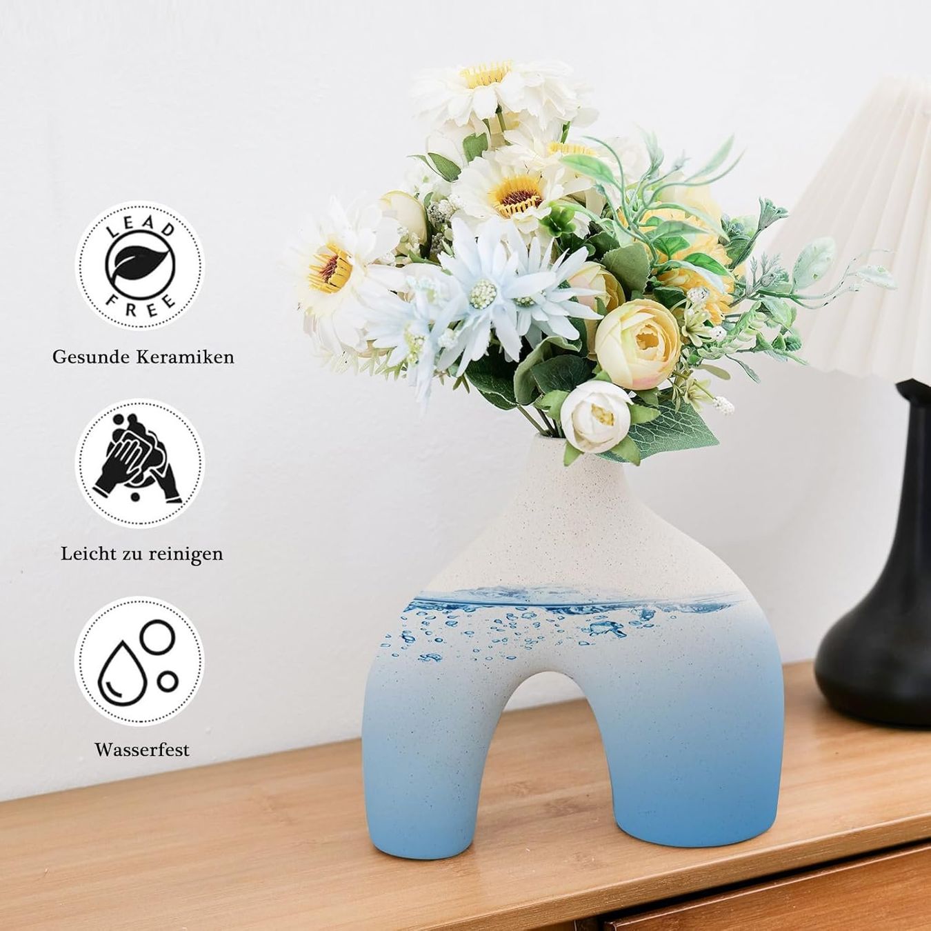 Vase & Récipients: Beige Keramikvase 2er-Set – Neuf avec emballage d'origine à Nuglar par SaleRitter 3