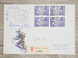 CL22 Enveloppe + Timbre Suisse 1986