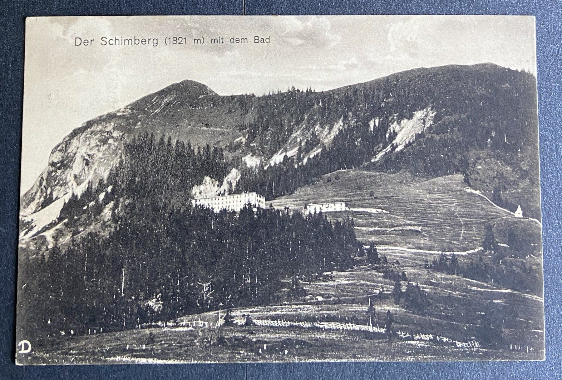 Cartoline postali: AK Der Schimberg mit Bad – Usato da Böckten venduto da Hansi36