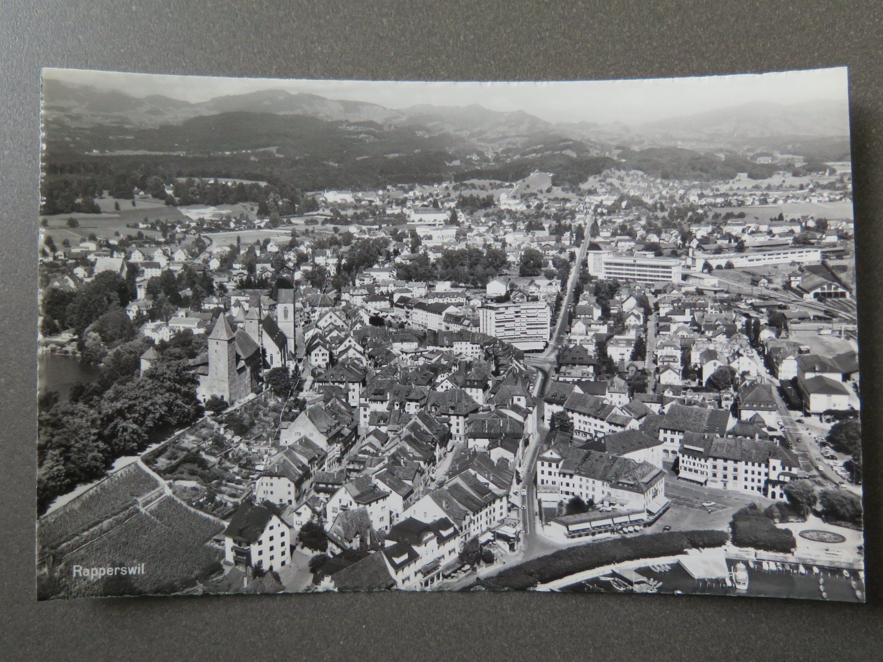 Cartoline postali: RAPPERSWIL - FLUGAUFNAHME – Usato da Wittenbach venduto da lipasal