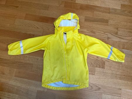 Reima Regenjacke Kinder Gr. 116 – Gelb mit Reflektoren