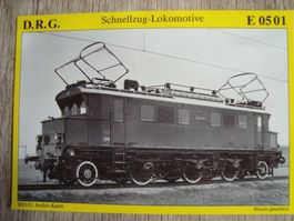 Elektro-Schnellzuglok E 05 01 Der Deutschen Reichsbahn-Gesel
