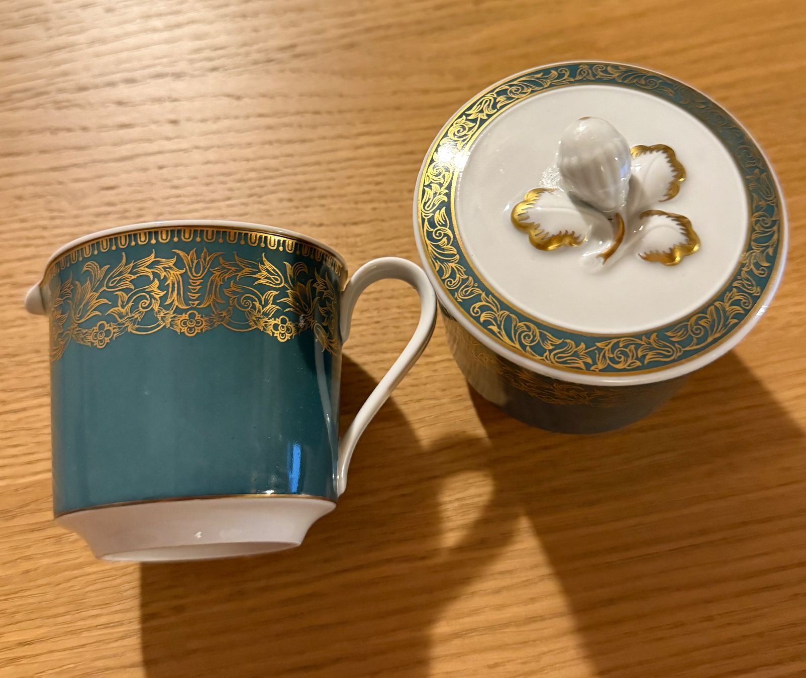 Zuccheriere: Langenthal "Château" Zuckerdose und Milchkännchen – Usato da Zürich venduto da Elena_8 1